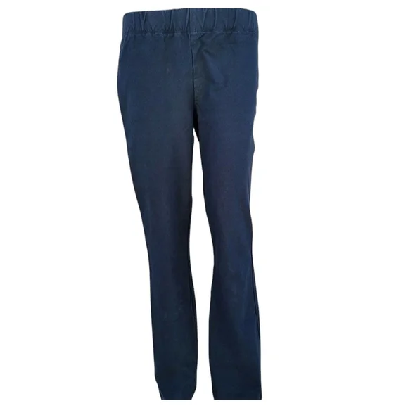 Kobi Halperin Meghan Flared Navy Pants Medium Waist 28 Inseam 31 NWT $258